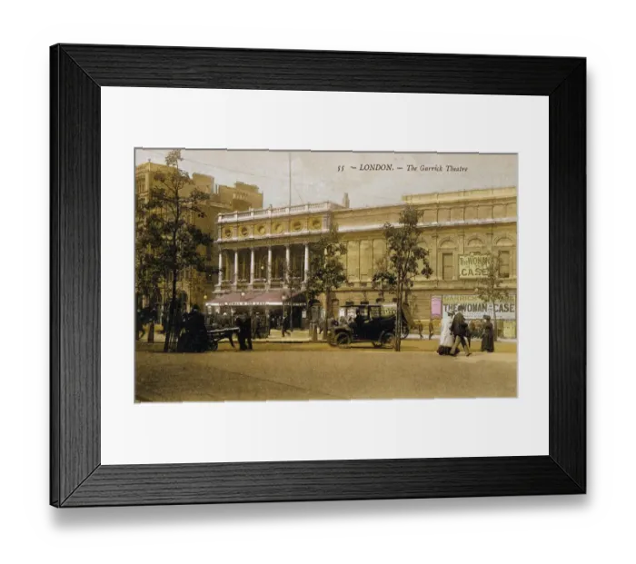 Framed Print : Garrick Theatre, Charing Cross Road, London Framed Print : Garrick Theatre, Charing Cross Road, London