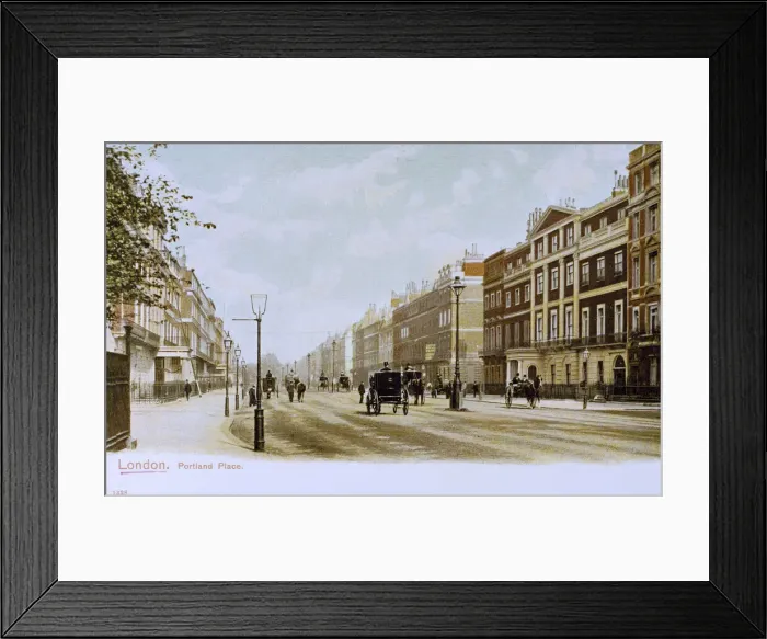 Framed Print : Portland Place, London Framed Print : Portland Place, London