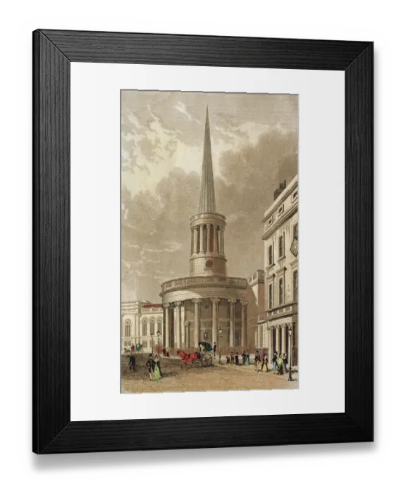 Framed Print : All Souls Church, Langham Place, London