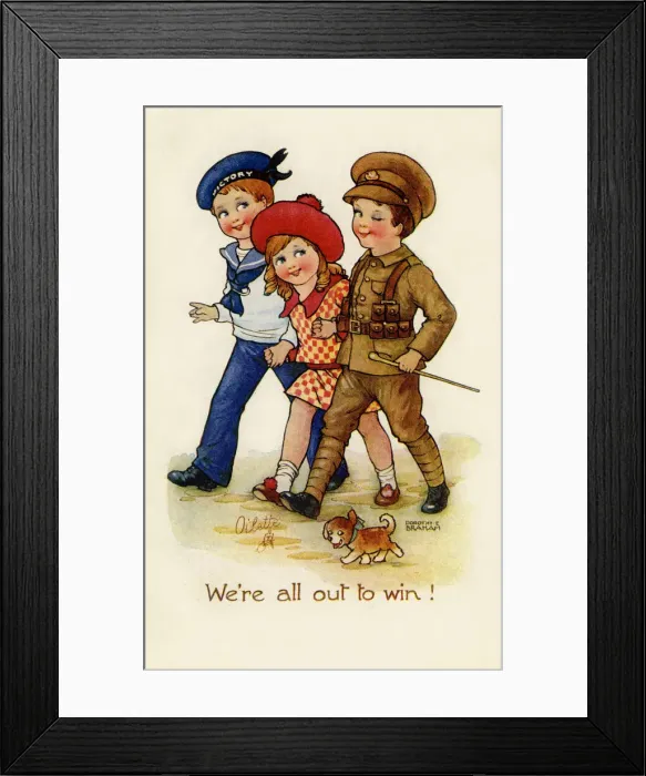 Framed Print : World War I patriotic Framed Print : World War I patriotic