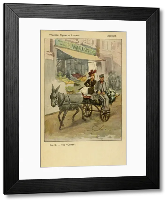 Framed Print : A costermonger Framed Print : A costermonger
