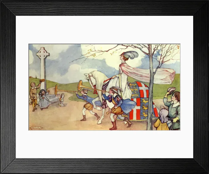 Framed Print : Ride-a-Cock-Horse Framed Print : Ride-a-Cock-Horse