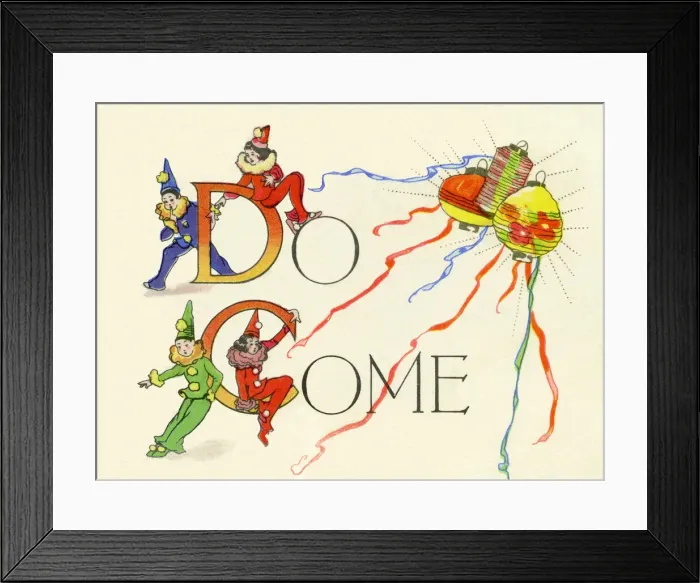 Framed Print : 1940s party invitation Framed Print : 1940s party invitation