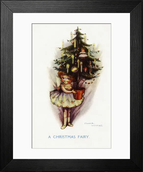 Framed Print : A Christmas fairy Framed Print : A Christmas fairy
