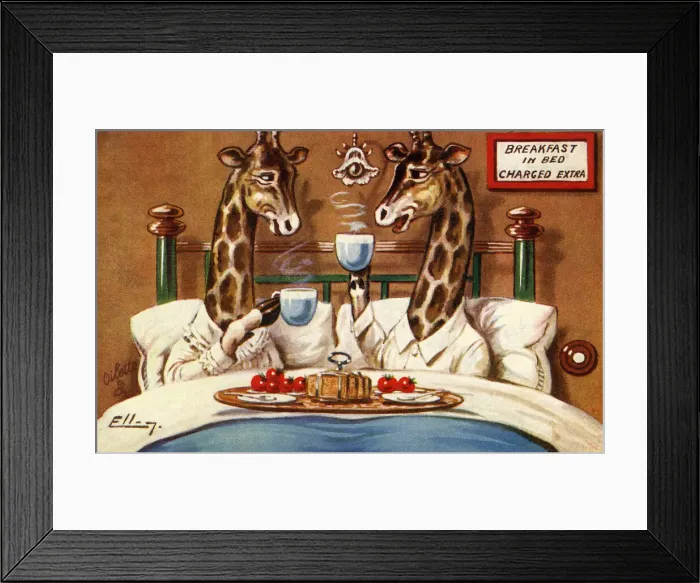 Framed Print : Breakfast in bed Framed Print : Breakfast in bed