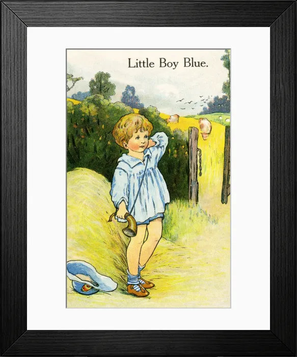 Framed Print : Little Boy Blue Framed Print : Little Boy Blue