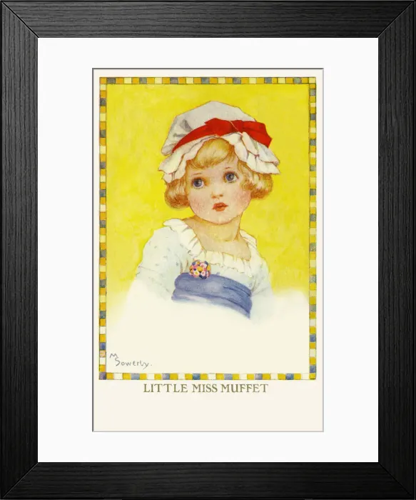 Framed Print : Little Miss Muffet Framed Print : Little Miss Muffet
