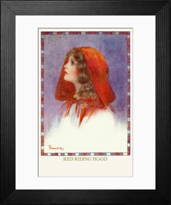 Framed Print : Little Red Riding Hood Framed Print : Little Red Riding Hood