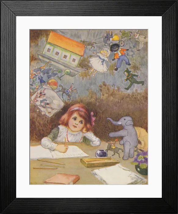 Framed Print : Dreaming of toyland Framed Print : Dreaming of toyland
