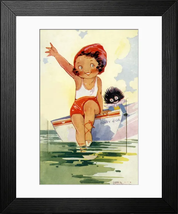 Framed Print : Girl on a boat Framed Print : Girl on a boat