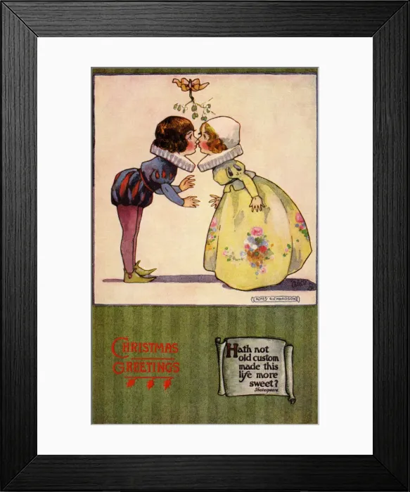 Framed Print : Under the mistletoe Framed Print : Under the mistletoe