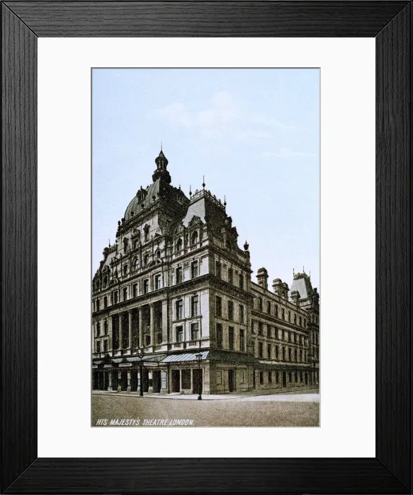 Framed Print : His Majestys Theatre, Haymarket, London Framed Print : His Majestys Theatre, Haymarket, London