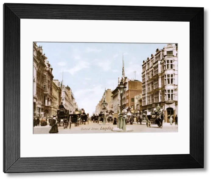 Framed Print : Oxford Street, Central London Framed Print : Oxford Street, Central London