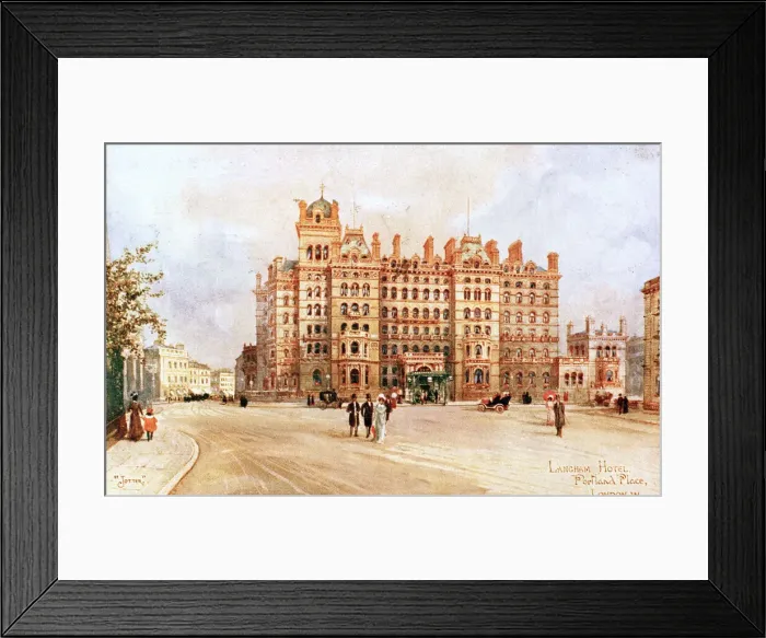 Framed Print : Langham Hotel, Portland Place, London W1 Framed Print : Langham Hotel, Portland Place, London W1