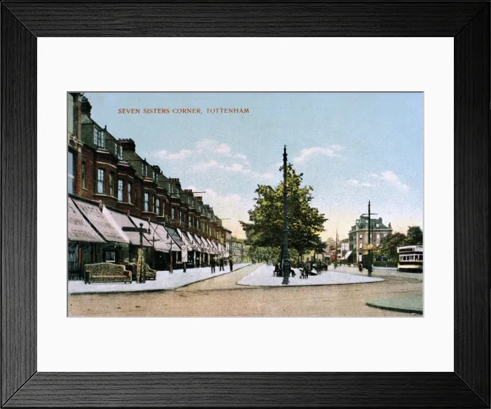 Framed Print : Seven Sisters Corner, Tottenham, North London Framed Print : Seven Sisters Corner, Tottenham, North London
