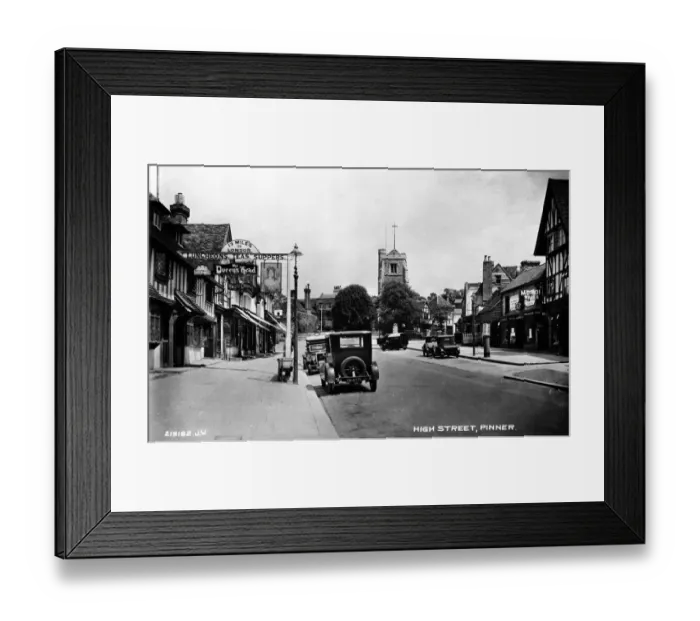 Framed Print : High Street, Pinner, Middlesex Framed Print : High Street, Pinner, Middlesex