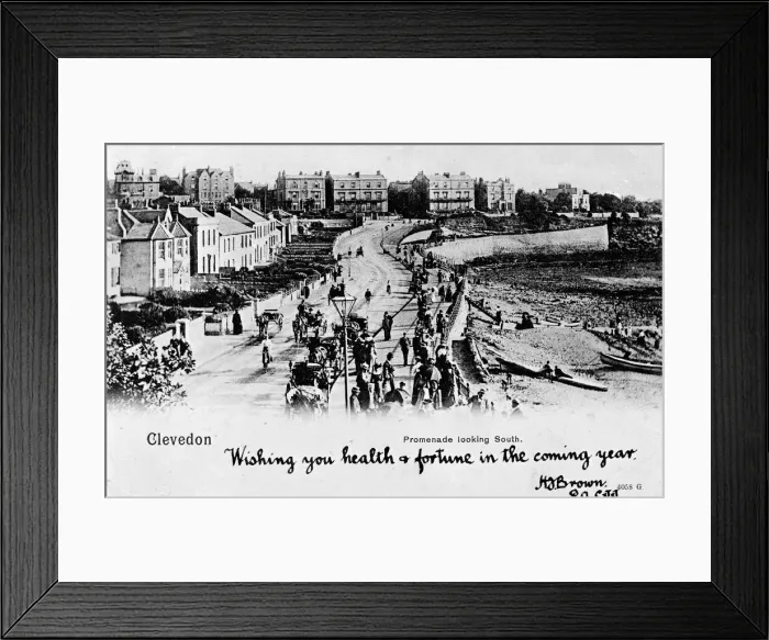 Framed Print : View of the promenade, Clevedon, Somerset Framed Print : View of the promenade, Clevedon, Somerset