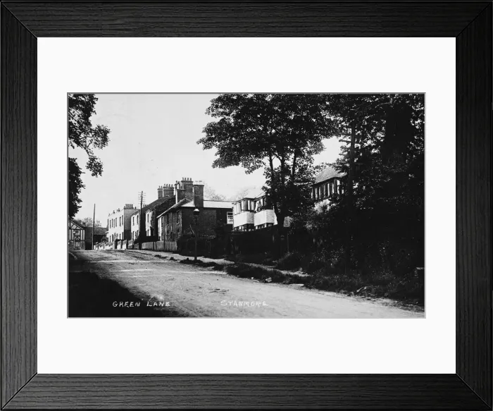 Framed Print : Green Lane, Stanmore, Middlesex Framed Print : Green Lane, Stanmore, Middlesex