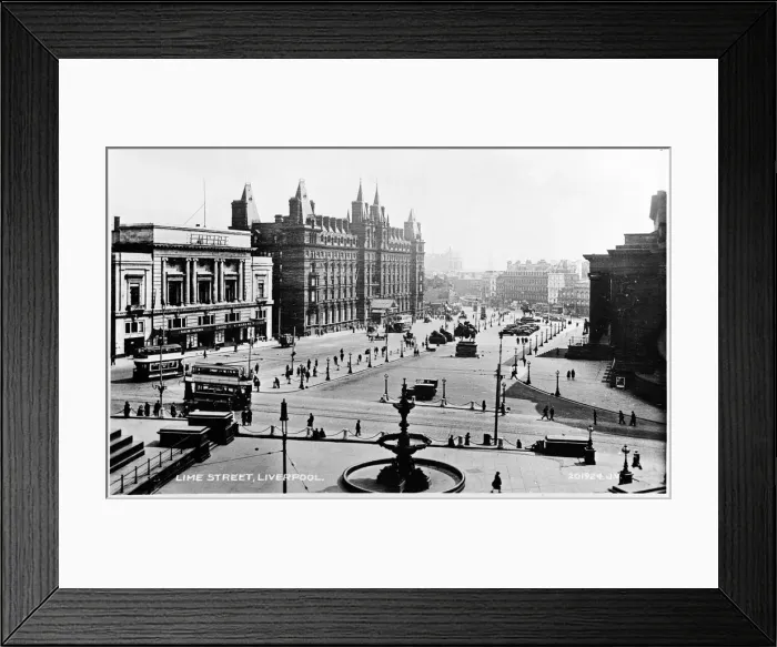 Framed Print : Lime Street, Liverpool Framed Print : Lime Street, Liverpool