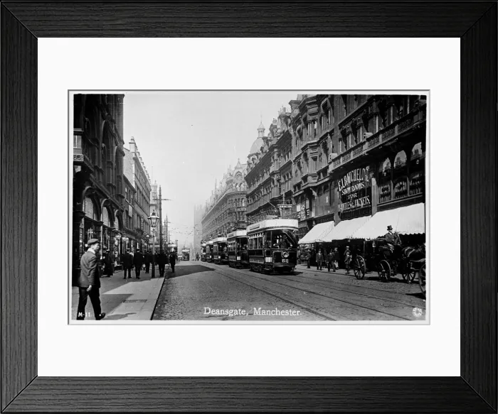 Framed Print : Deansgate, Manchester Framed Print : Deansgate, Manchester
