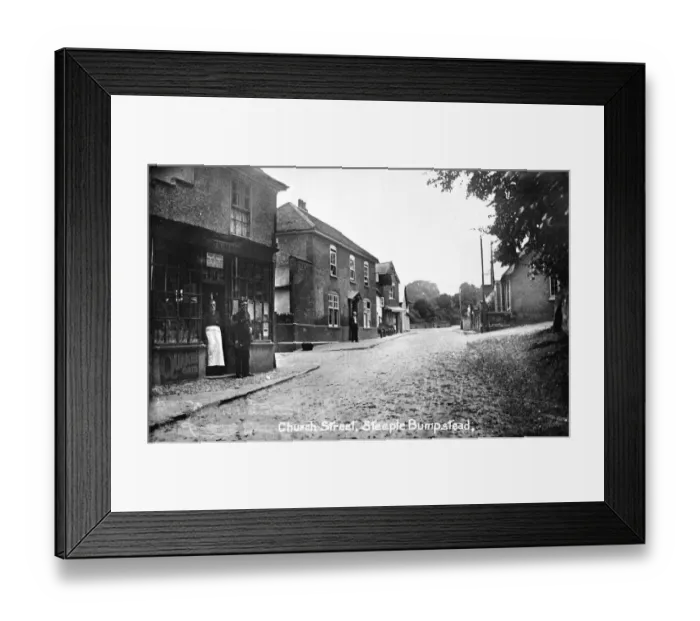 Framed Print : Church Street, Steeple Bumpstead, Braintree, Essex Framed Print : Church Street, Steeple Bumpstead, Braintree, Essex