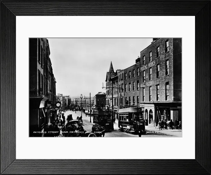Framed Print : Patricks Street, Cork, Munster, Ireland
