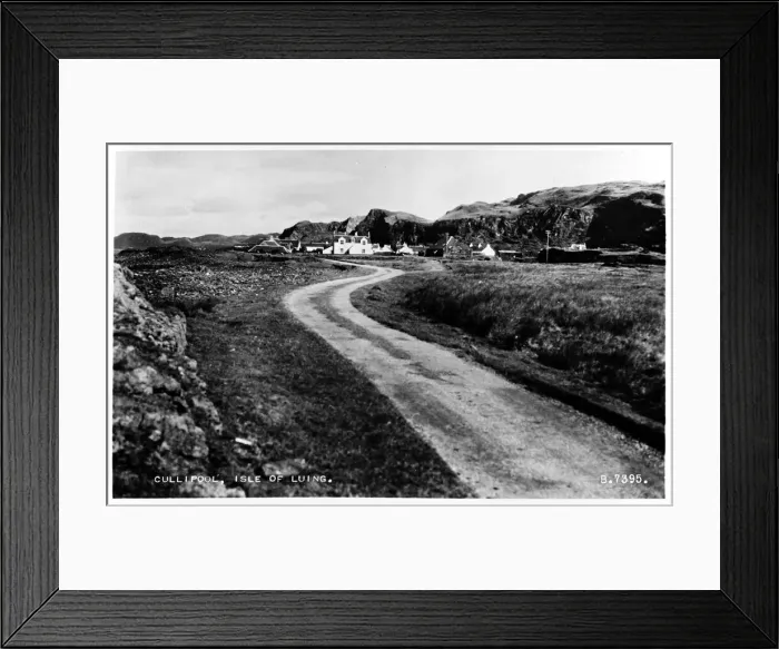 Framed Print : View of Cullipool, Isle of Luing, Scotland Framed Print : View of Cullipool, Isle of Luing, Scotland