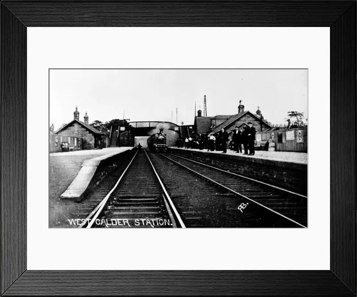 Framed Print : West Calder Railway Station, West Lothian, Scotland Framed Print : West Calder Railway Station, West Lothian, Scotland