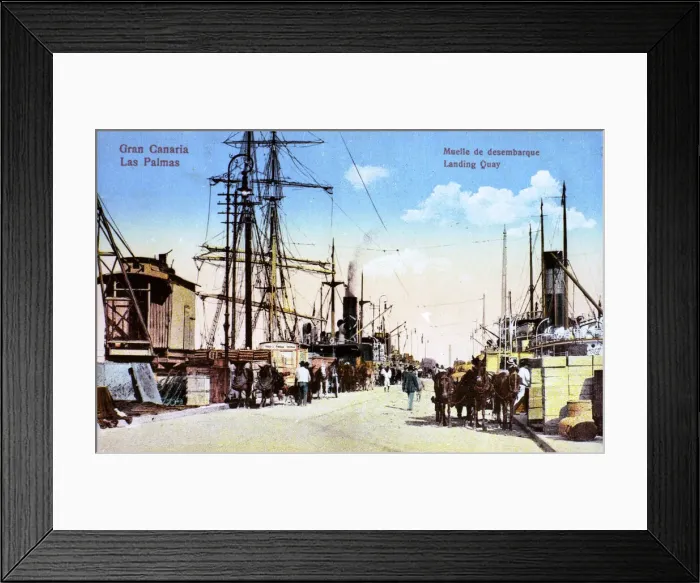 Framed Print : Landing quay, Las Palmas, Gran Canaria, Canary Islands Framed Print : Landing quay, Las Palmas, Gran Canaria, Canary Islands