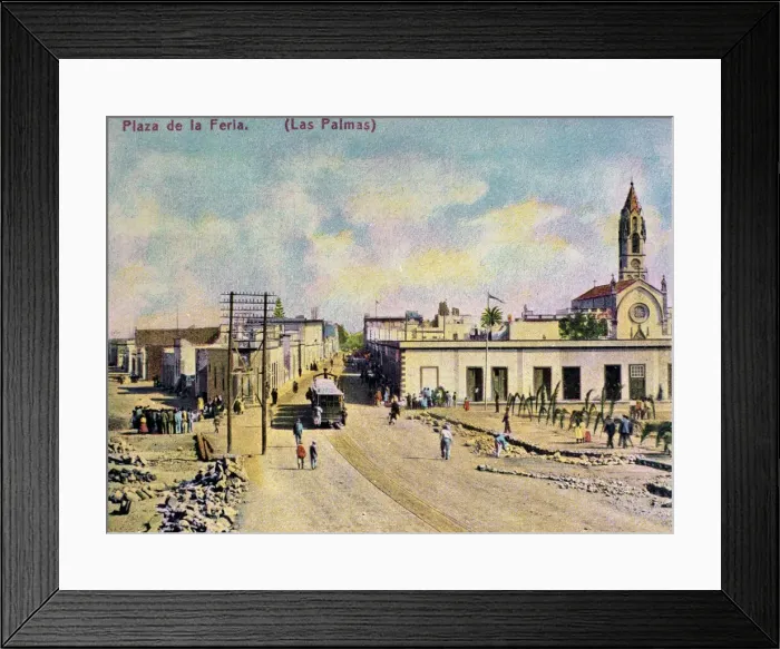 Framed Print : Plaza de la Feria, Las Palmas, Gran Canaria, Canary Islands Framed Print : Plaza de la Feria, Las Palmas, Gran Canaria, Canary Islands