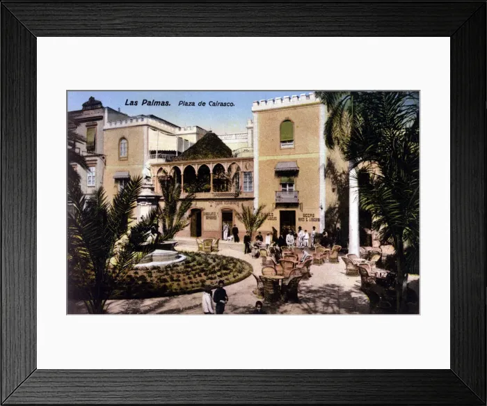 Framed Print : Plaza de Cairasco, Las Palmas, Gran Canaria, Canary Islands Framed Print : Plaza de Cairasco, Las Palmas, Gran Canaria, Canary Islands