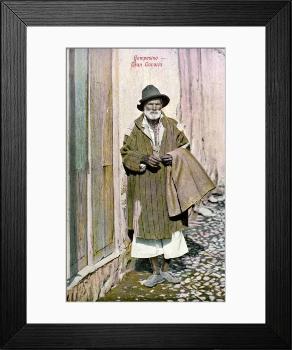 Framed Print : Peasant farmer, Gran Canaria, Canary Islands Framed Print : Peasant farmer, Gran Canaria, Canary Islands