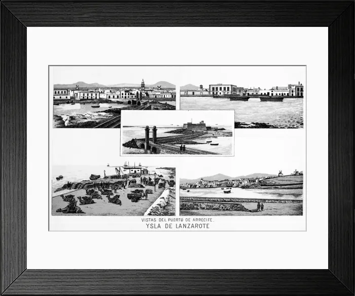 Framed Print : Five views of Arrecife, Lanzarote, Canary Islands Framed Print : Five views of Arrecife, Lanzarote, Canary Islands