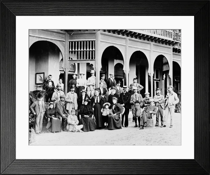 Framed Print : Group photo, Santa Catalina Hotel, Canary Islands Framed Print : Group photo, Santa Catalina Hotel, Canary Islands