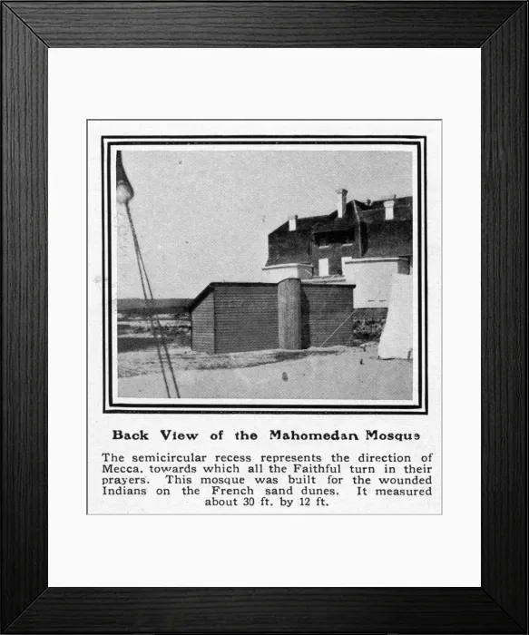 Framed Print : Back view of a Mahomedan Mosque Framed Print : Back view of a Mahomedan Mosque