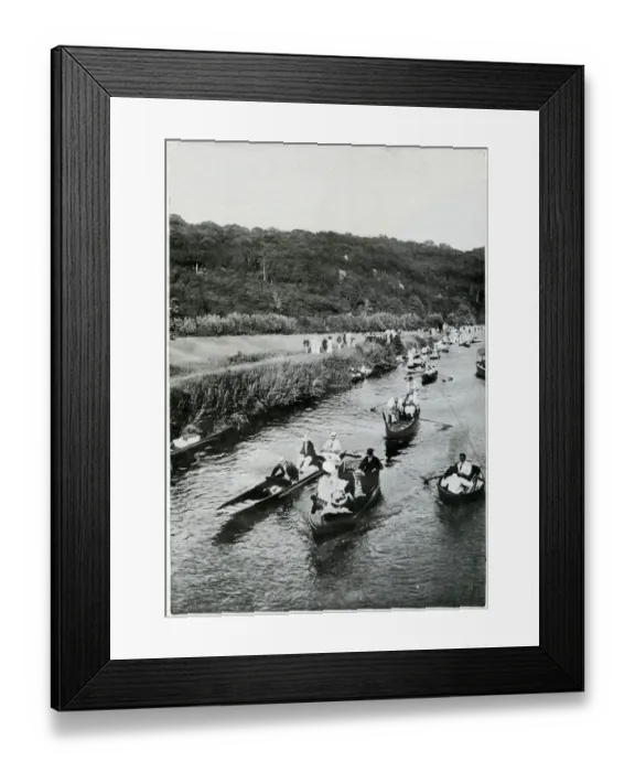 Framed Print : Thames Season: Some Popular River Craft 1905 Framed Print : Thames Season: Some Popular River Craft 1905