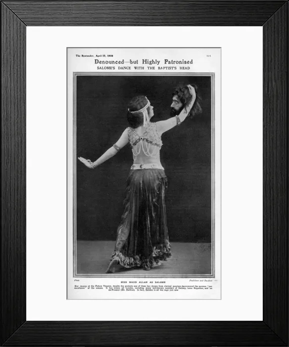 Framed Print : Maud Allan as Salome Framed Print : Maud Allan as Salome