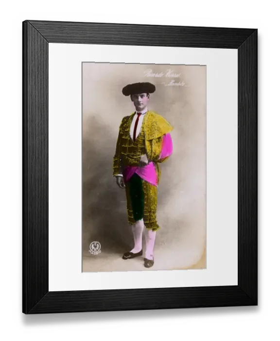 Framed Print : Bombita, Ricardo Torres Reina, Spanish bullfighter Framed Print : Bombita, Ricardo Torres Reina, Spanish bullfighter