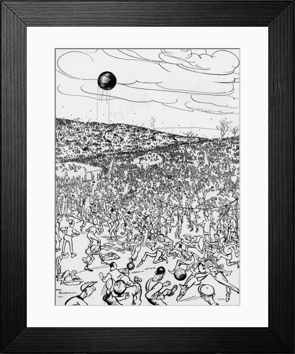 Framed Print : Congestion of the Lung by H. M. Bateman Framed Print : Congestion of the Lung by H. M. Bateman