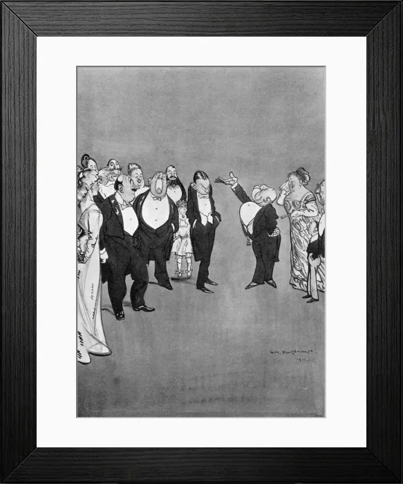 Framed Print : The Coming of Age by H. M. Bateman Framed Print : The Coming of Age by H. M. Bateman