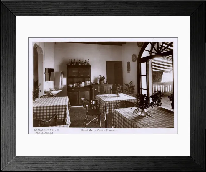 Framed Print : Hotel Mar y Vent, Banyalbufar, Majorca, Spain Framed Print : Hotel Mar y Vent, Banyalbufar, Majorca, Spain