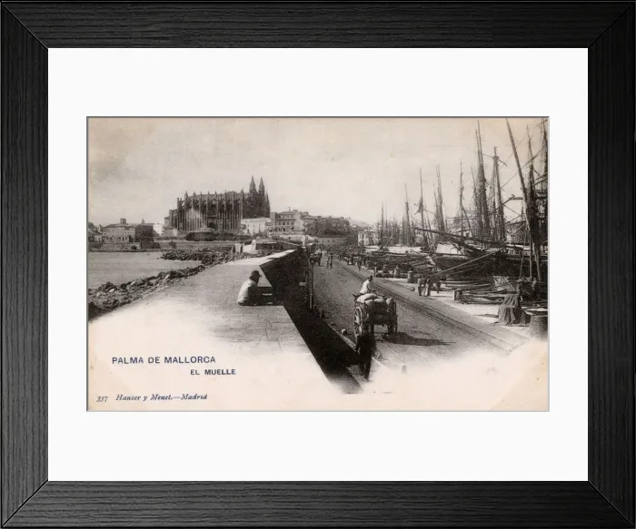 Framed Print : Docks at Palma de Majorca, Majorca, Spain Framed Print : Docks at Palma de Majorca, Majorca, Spain