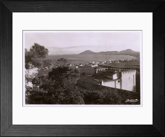 Framed Print : View of town and bay, Pollensa, Majorca, Spain Framed Print : View of town and bay, Pollensa, Majorca, Spain