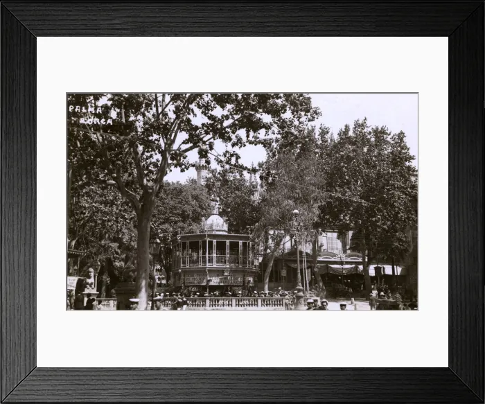 Framed Print : Bandstand in Palma de Majorca, Majorca, Spain Framed Print : Bandstand in Palma de Majorca, Majorca, Spain
