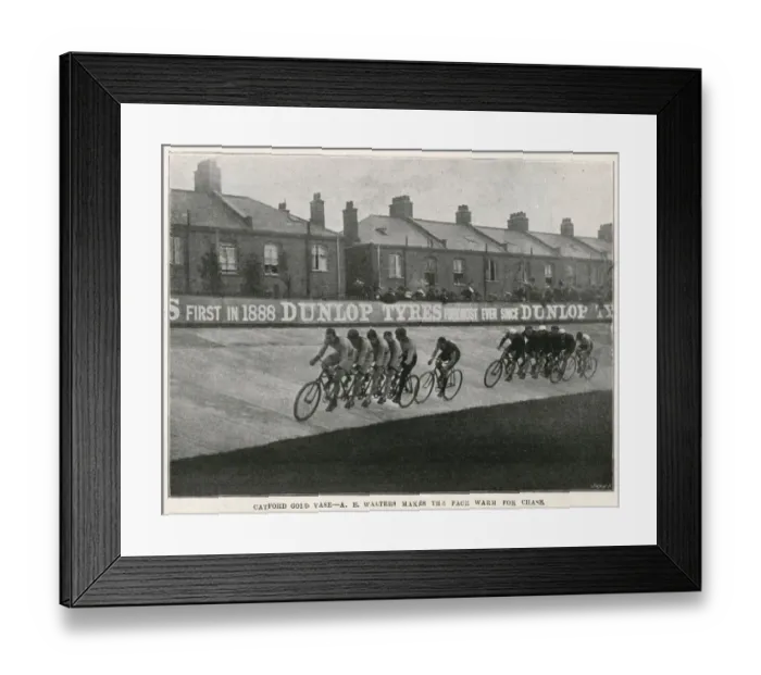 Framed Print : Catford Gold Vase - cycling event 1897 Framed Print : Catford Gold Vase - cycling event 1897