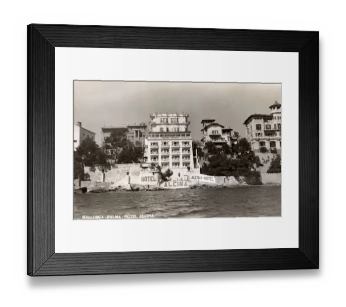 Framed Print : Hotel Alcina, Palma de Majorca, Majorca, Spain Framed Print : Hotel Alcina, Palma de Majorca, Majorca, Spain