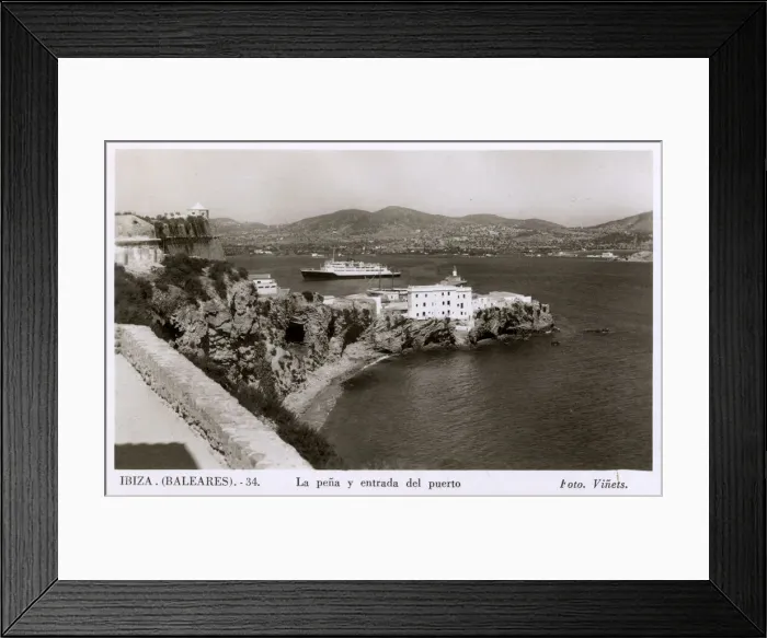 Framed Print : Entrance to the port, Ibiza, Balearic Islands, Spain Framed Print : Entrance to the port, Ibiza, Balearic Islands, Spain