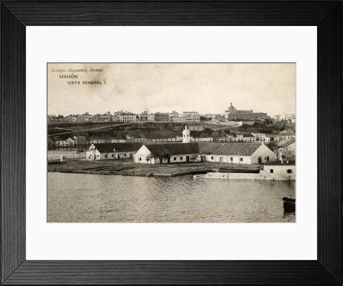 Framed Print : General view of Mahon, Menorca, Balearic Islands, Spain Framed Print : General view of Mahon, Menorca, Balearic Islands, Spain