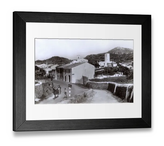 Framed Print : View of Mercadal, Menorca, Balearic Islands, Spain Framed Print : View of Mercadal, Menorca, Balearic Islands, Spain