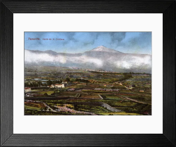 Framed Print : Orotava Valley, Tenerife, Canary Islands Framed Print : Orotava Valley, Tenerife, Canary Islands